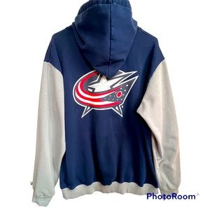 Columbus Bluejackets Hoodie Sz Xl